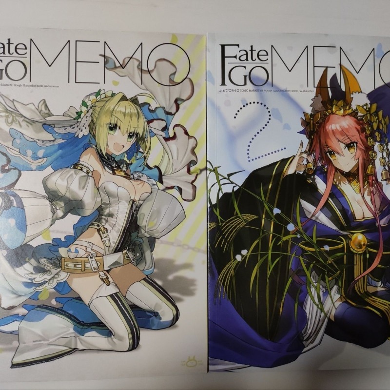 2 books Fate GO MEMO 1 2 Art B - огляд і ціна Fate Anime Merchandise
