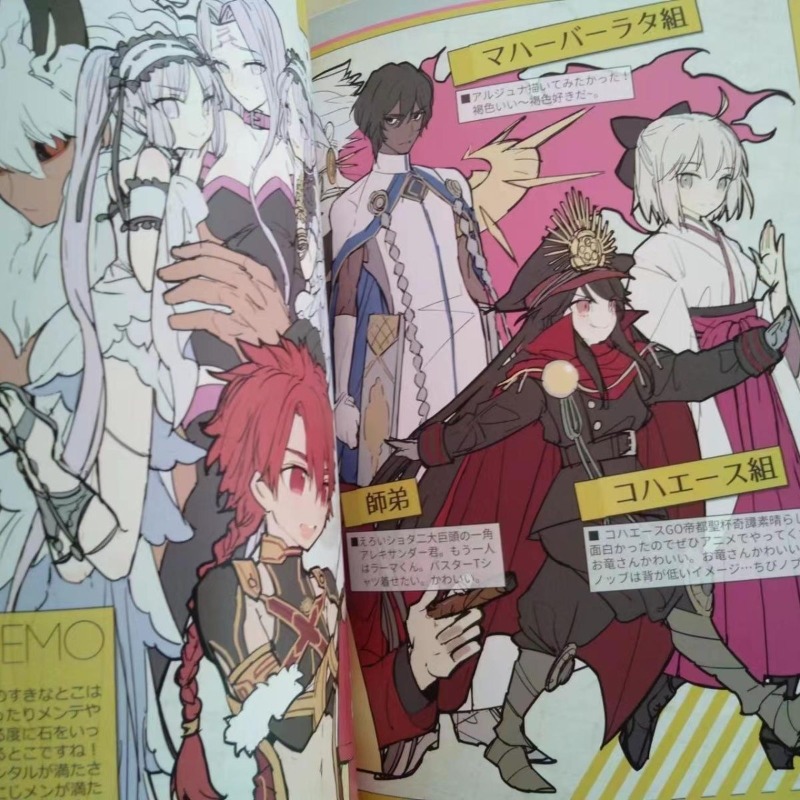 2 books Fate GO MEMO 1 2 Art B - огляд і ціна Fate Anime Merchandise